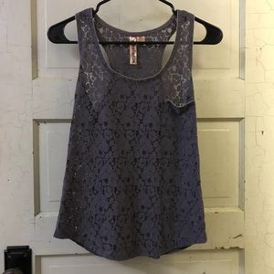 Lace tank top